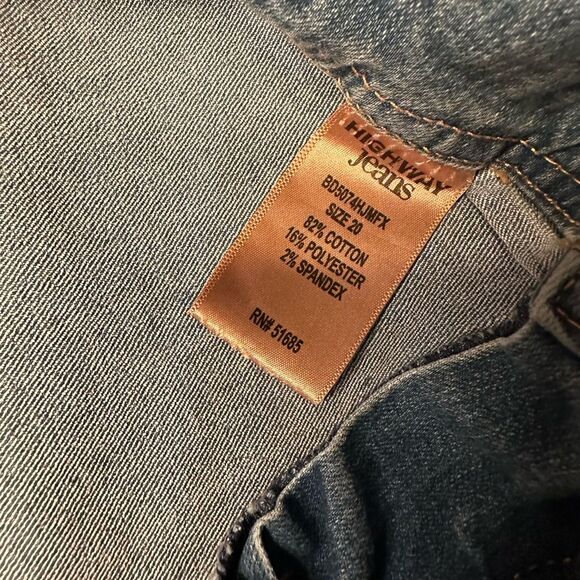 Highway jeans denim shorts Size 20 - Picture 8 of 8